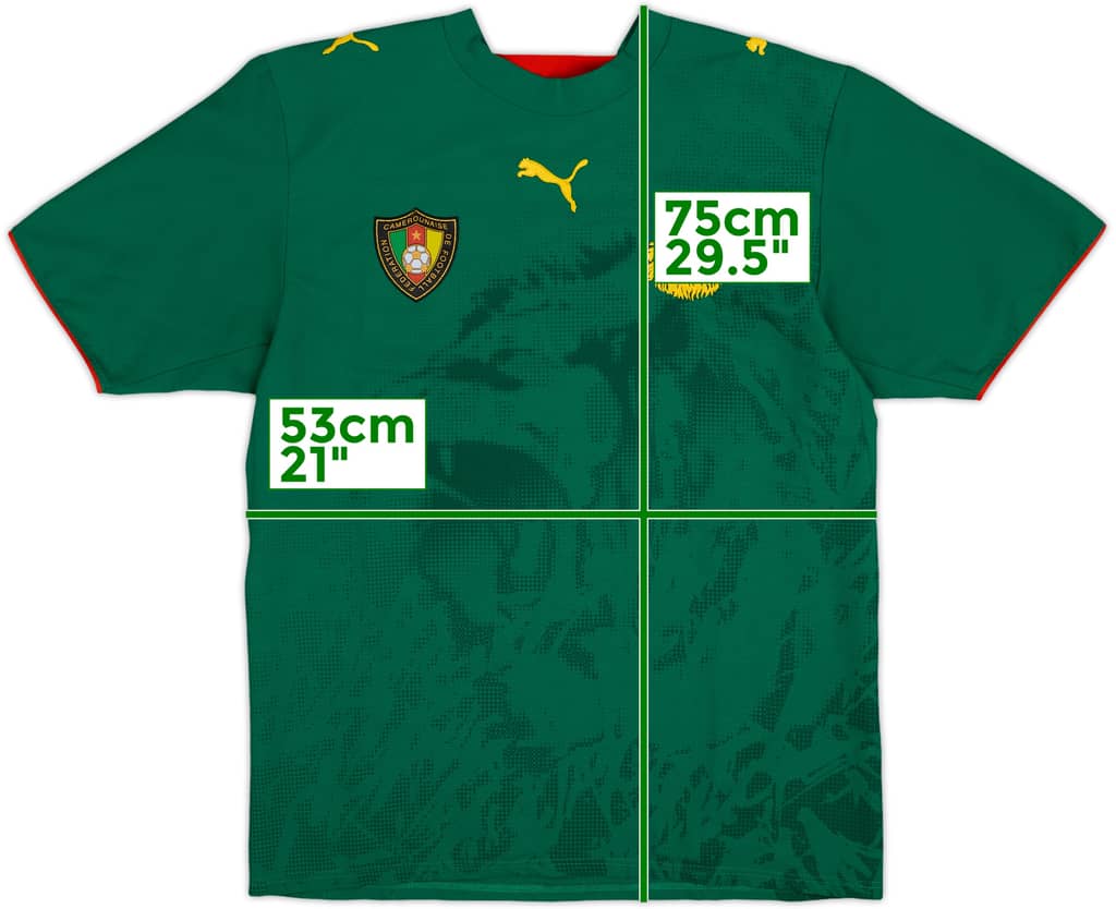 2006-08 Cameroon Home Shirt - 9/10 - (M)