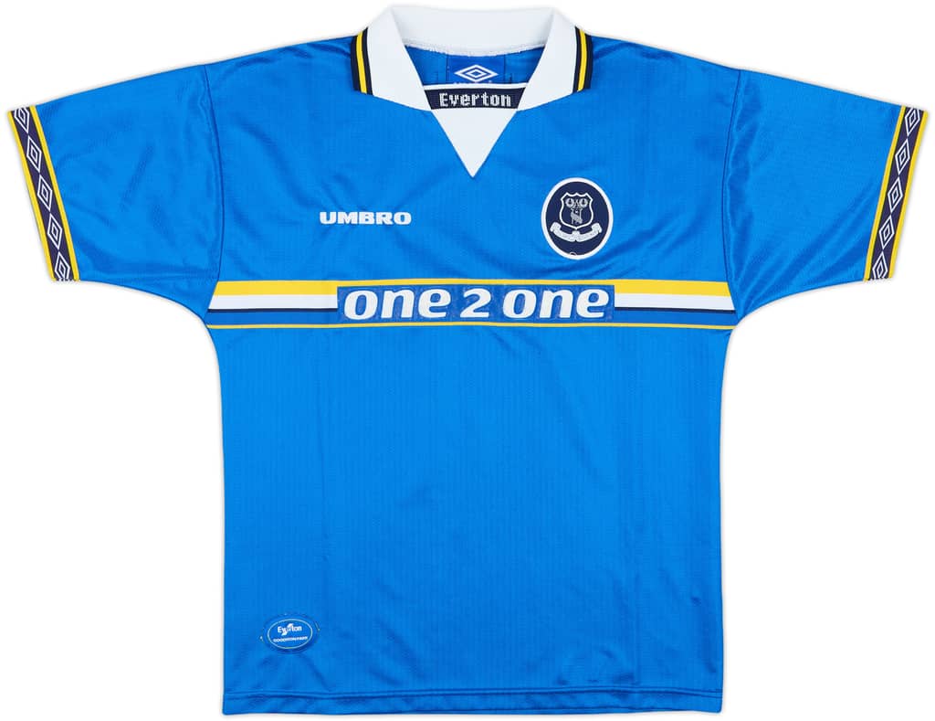 1997-99 Everton Home Shirt - 8/10 - (L.Boys)