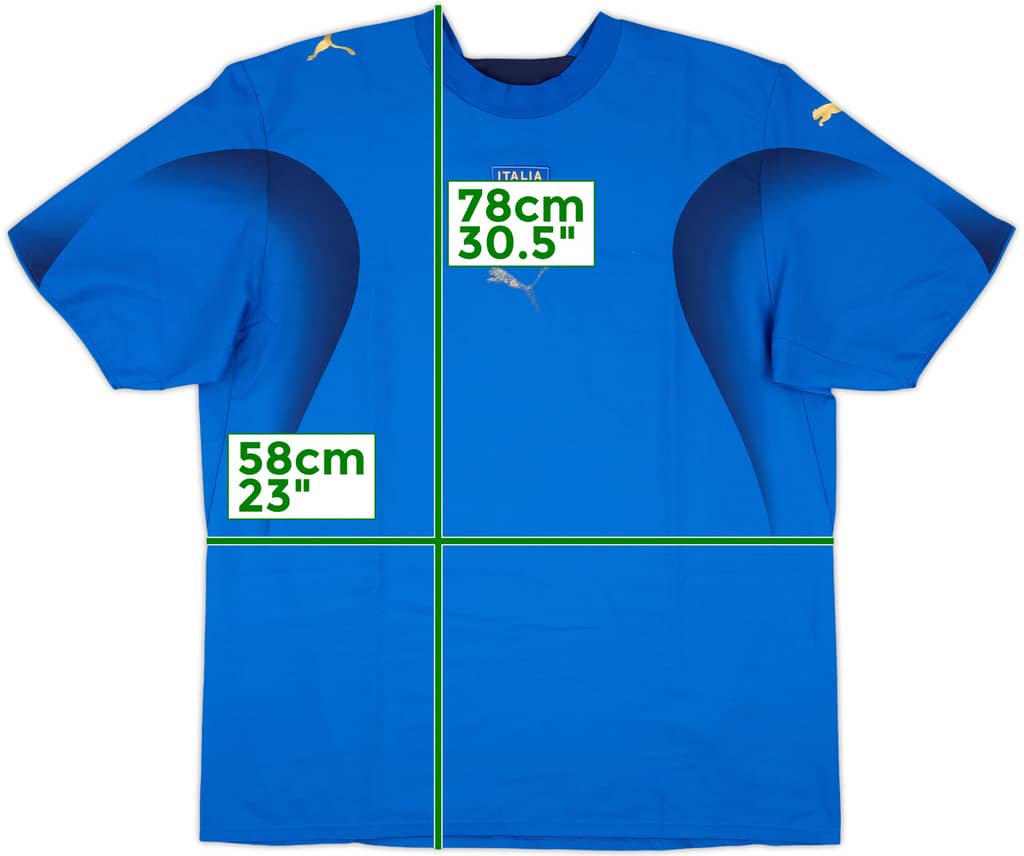 2006 Italy Home Shirt - 5/10 - (L)