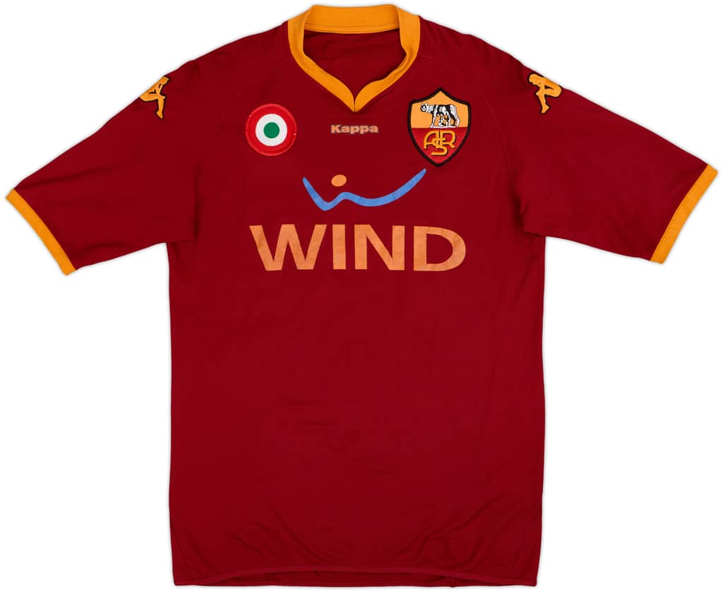 2007-08 Roma Home Shirt Totti #10 - 5/10 - (XL)