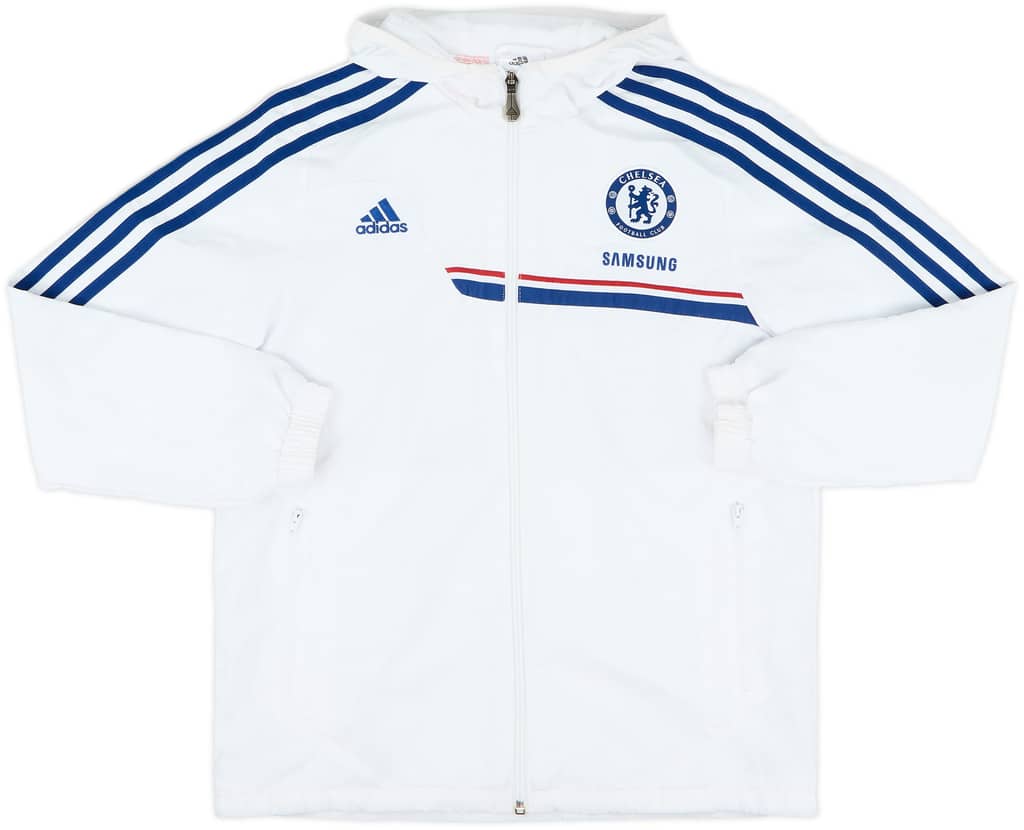 2013-14 Chelsea adidas Hooded Track Jacket - 10/10 - (M.Boys)