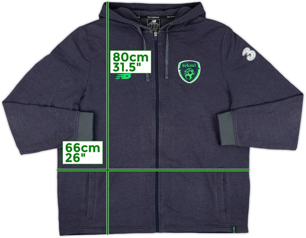 2018-19 Ireland New Balance Track Jacket - 8/10 - (XXL)