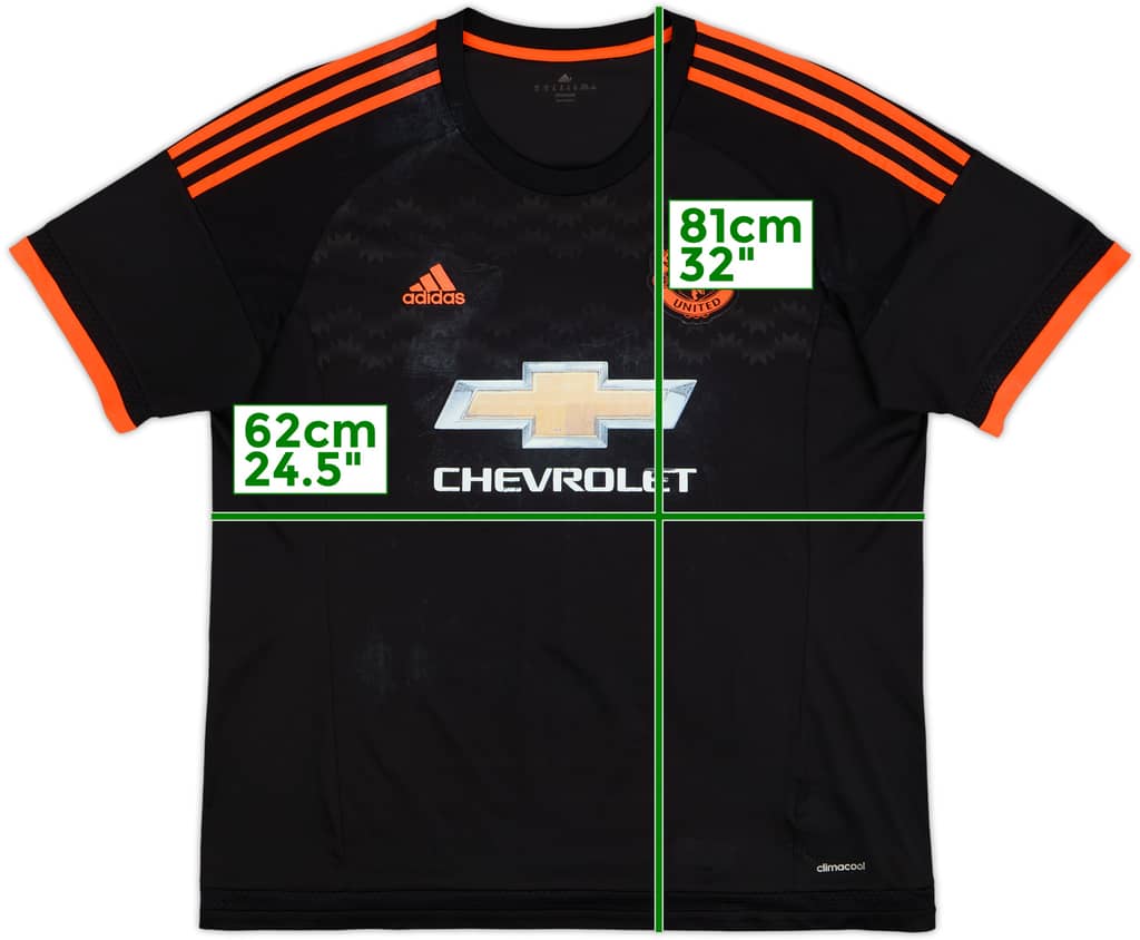 2015-16 Manchester United Third Shirt - 5/10 - (XL)