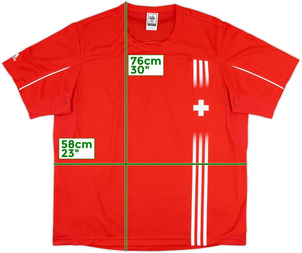 2006 Switzerland adidas Fan Tee - 8/10 - (XL)