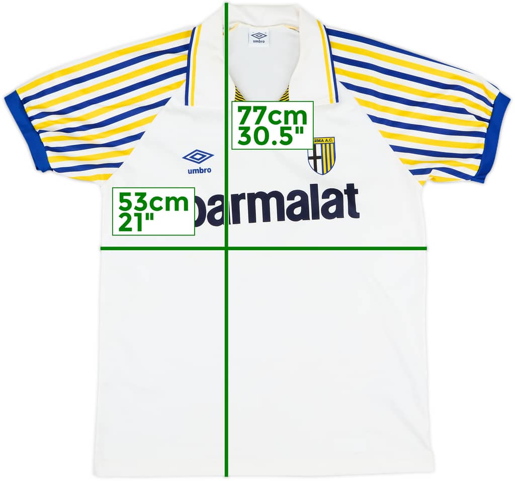 1991-92 Parma Home Shirt - 7/10 - (M)