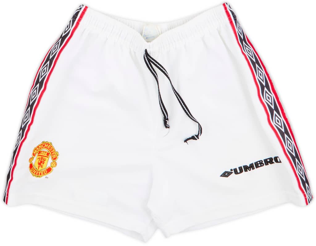 1998-00 Manchester United Home Shorts - 9/10 - (L.Boys)