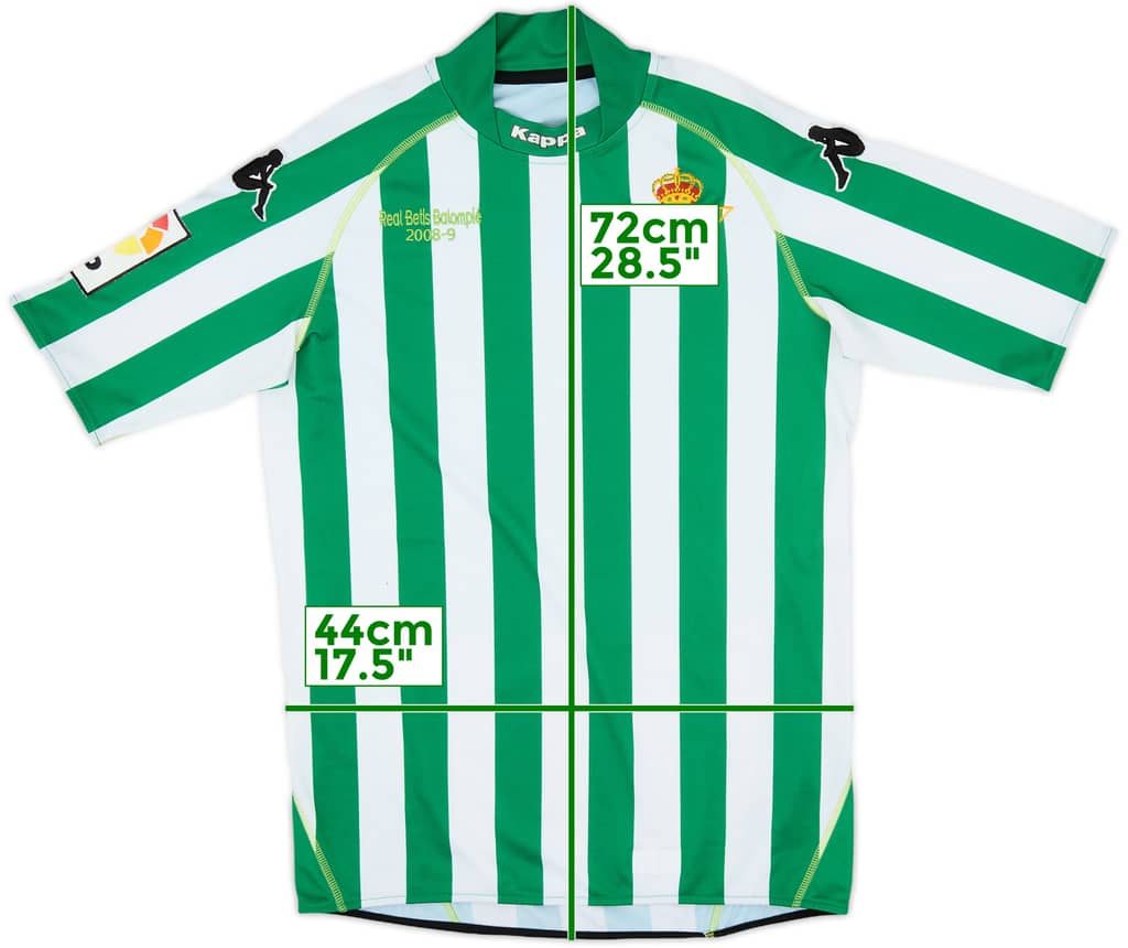 2008-09 Real Betis Home Shirt - 7/10 - (S)