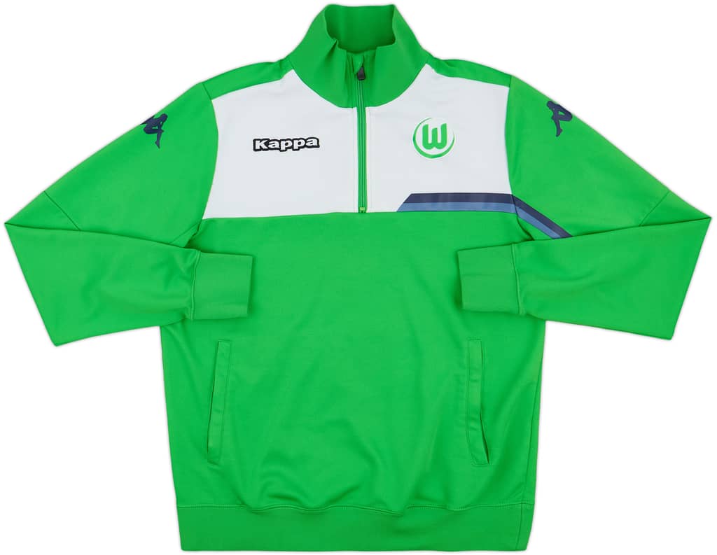 2014-15 Wolfsburg Kappa 1/4 Zip Drill Top - 7/10 - (M)
