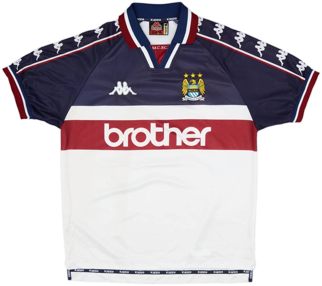 1997-98 Manchester City Away Shirt - 8/10 - (M)