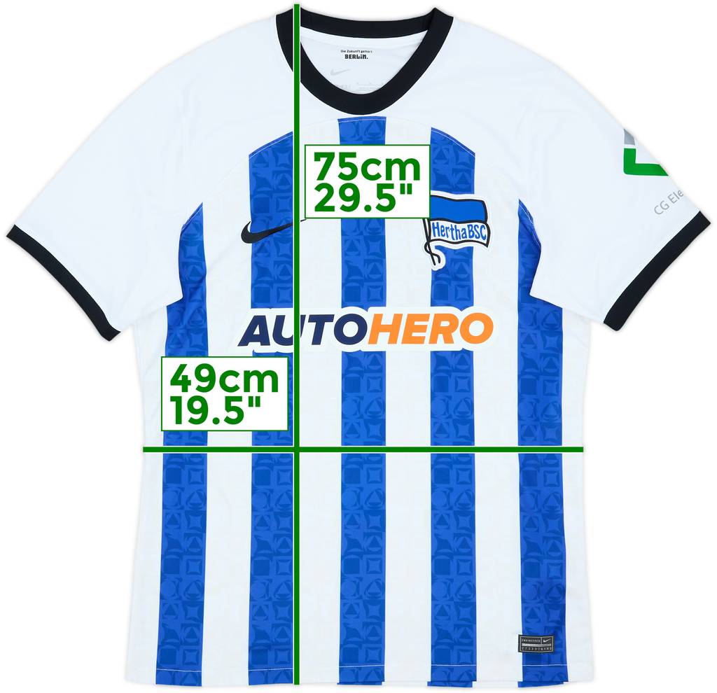 2022-23 Hertha Berlin Home Shirt - 10/10 - (M)