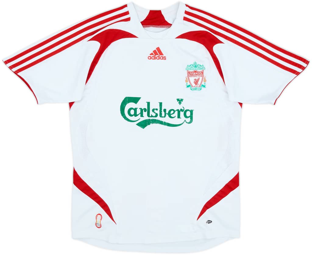 2007-08 Liverpool Away Shirt - 6/10 - (L.Boys)