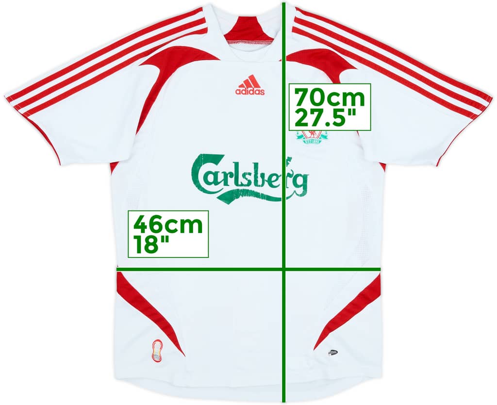 2007-08 Liverpool Away Shirt - 6/10 - (L.Boys)