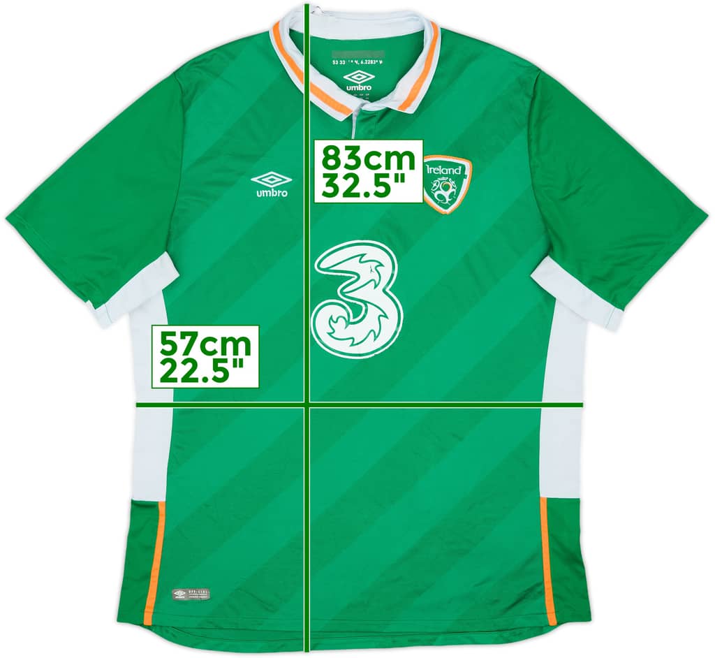 2016-17 Ireland Home Shirt - 5/10 - (XXL)