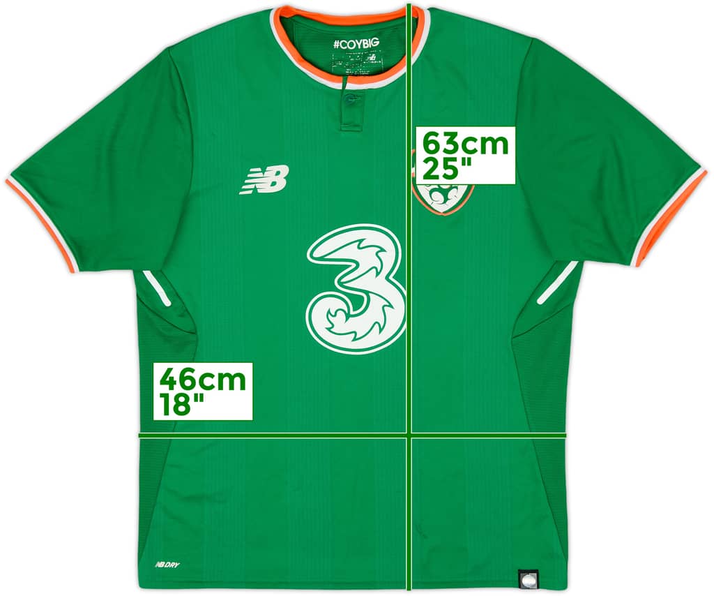 2017-18 Ireland Home Shirt - 7/10 - (S)
