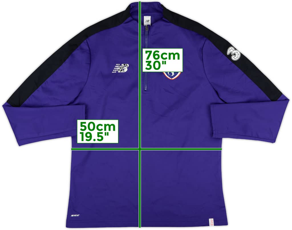 2019-20 Ireland New Balance 1/4 Zip Training Top - 5/10 - (M)