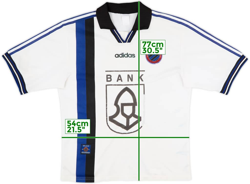 1996-97 Club Brugge Away Shirt - 5/10 - (XL)