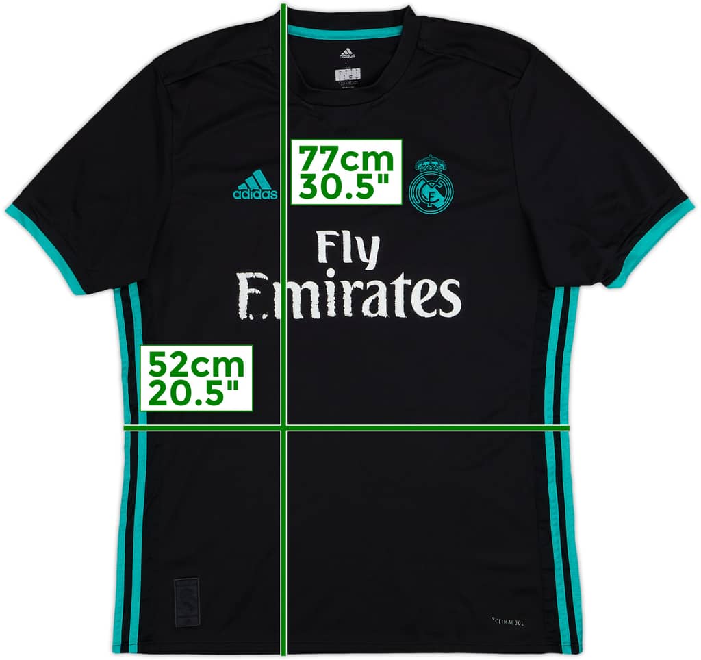 2017-18 Real Madrid Away Shirt - 5/10 - (L)