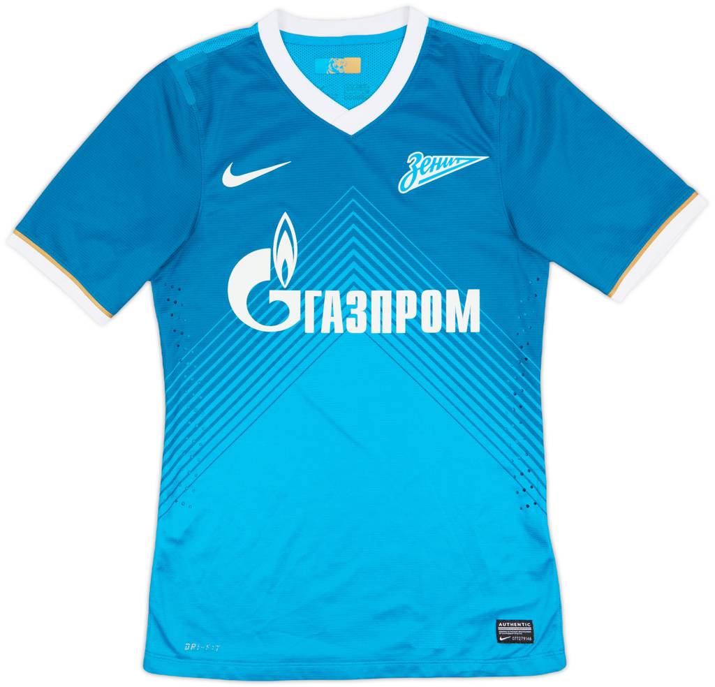2013-14 Zenit St. Petersburg Player Issue Home Shirt - 8/10 - (S)
