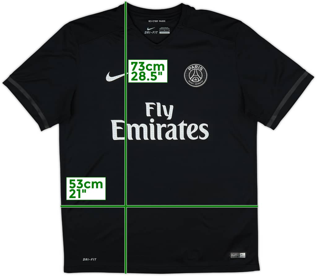 2015-16 Paris Saint-Germain Third Shirt - 10/10 - (L)