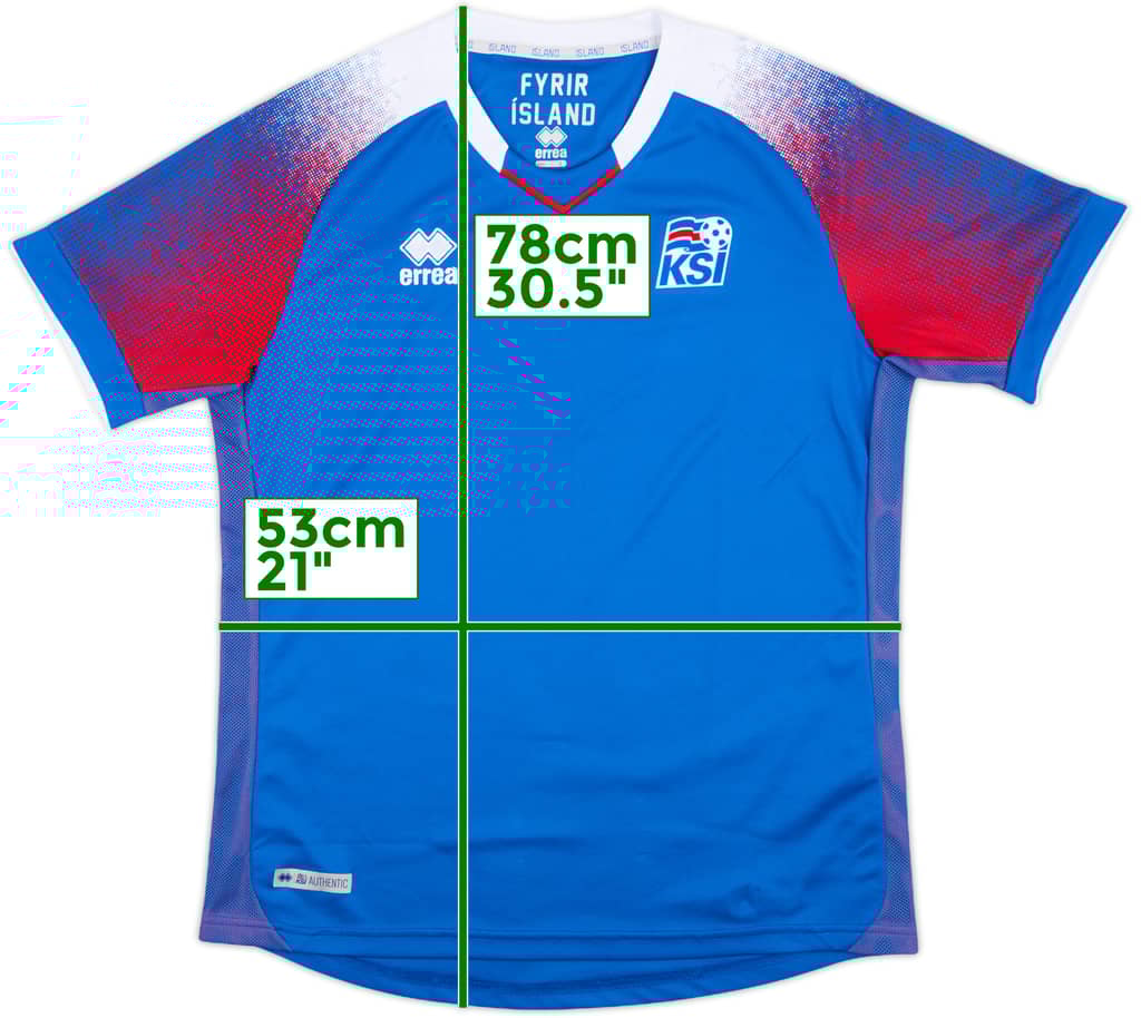 2018-19 Iceland Home Shirt - 8/10 - (L)