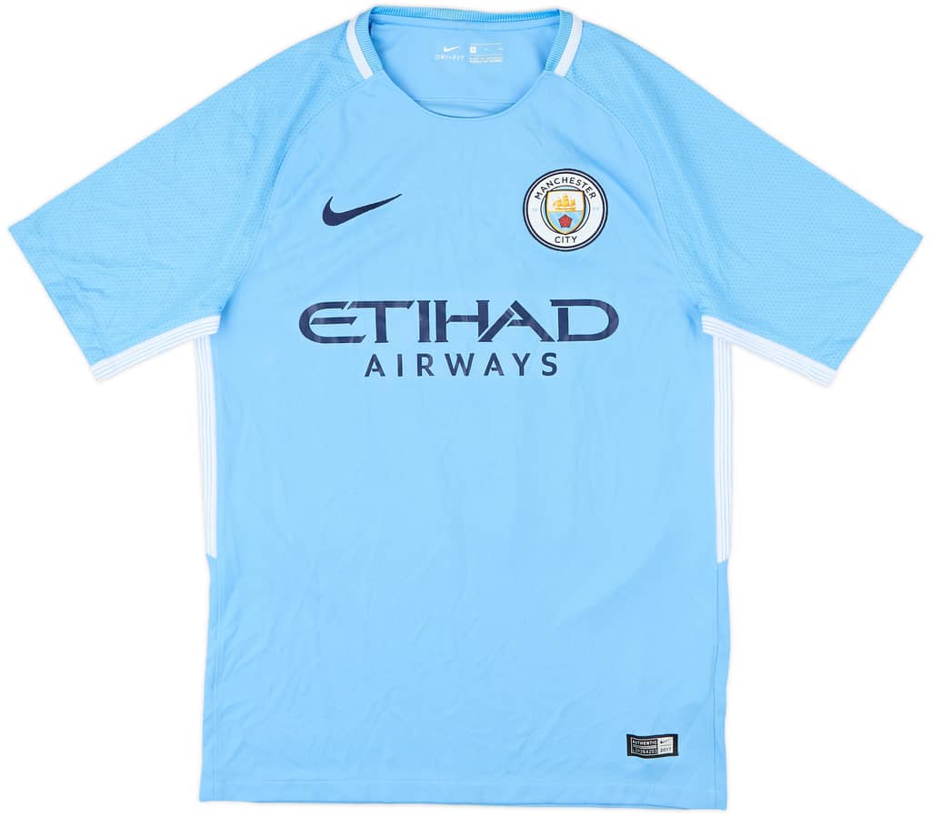 2017-18 Manchester City Home Shirt De Bruyne #17 - 7/10 - (S)