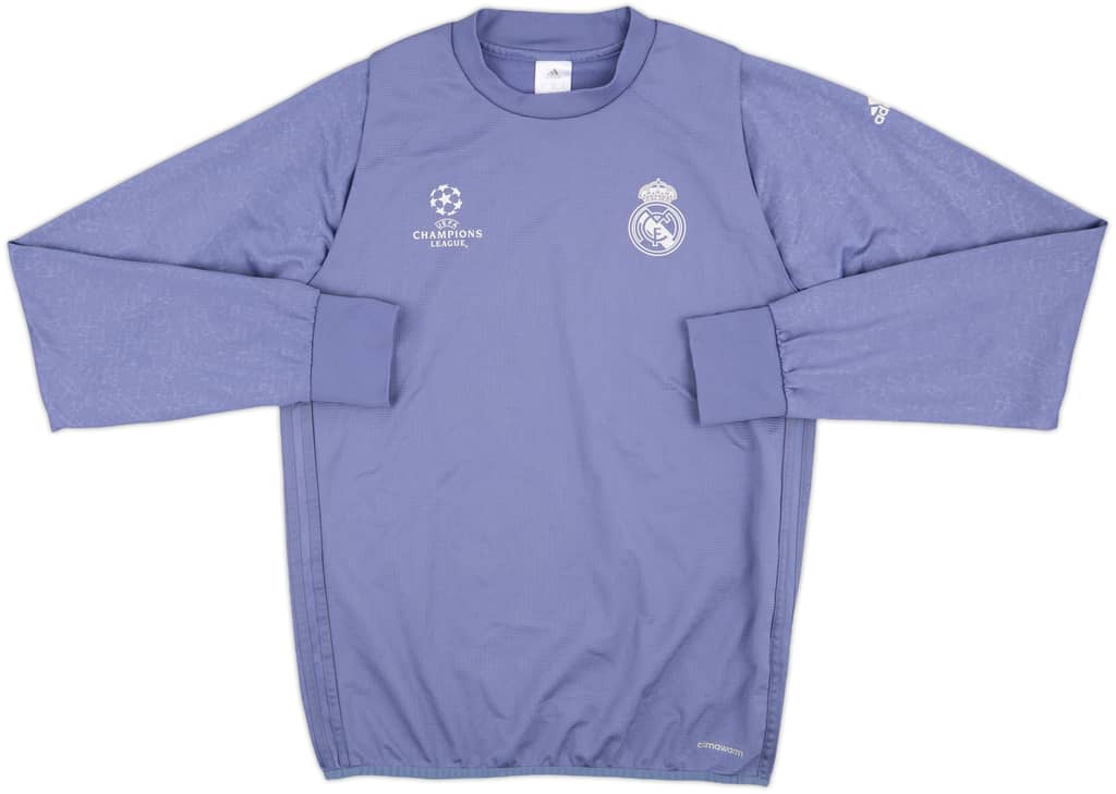 2016-17 Real Madrid adidas CL Sweat Top - 8/10 - (M)