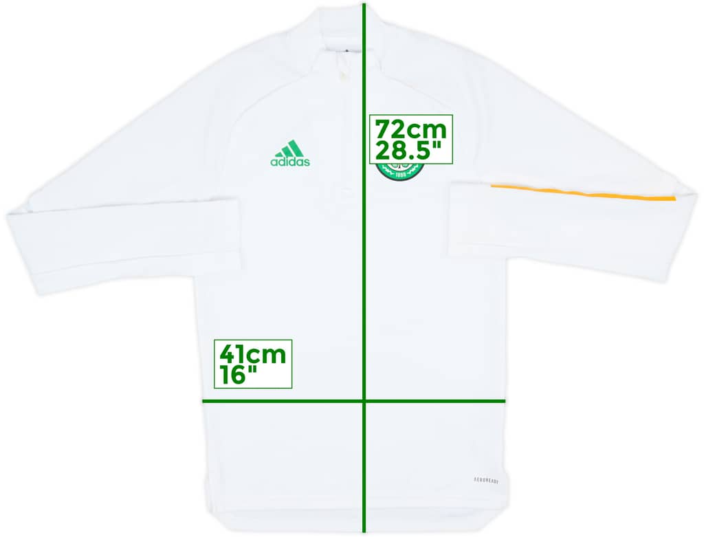 2020-21 Celtic adidas 1/4 Zip Drill Top - 6/10 - (XS)