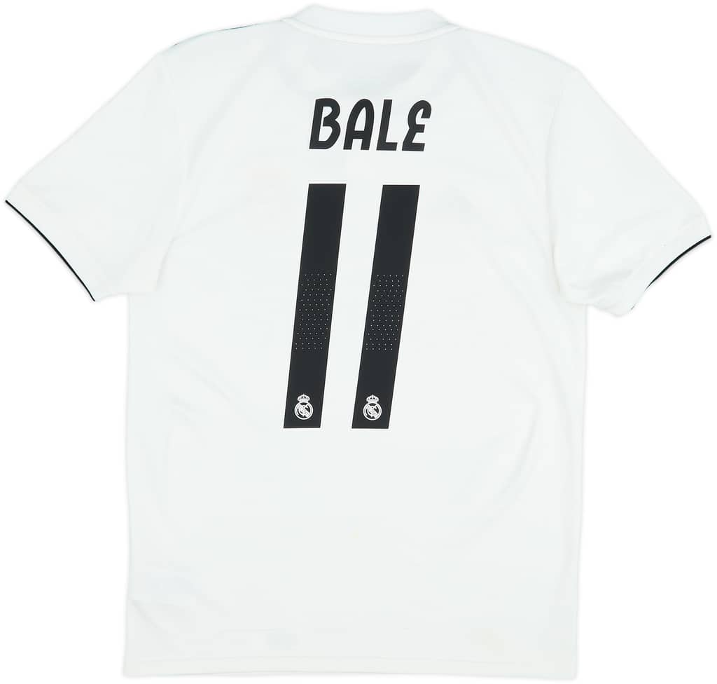 2018-19 Real Madrid Home Shirt Bale #11 - 6/10 - (S)