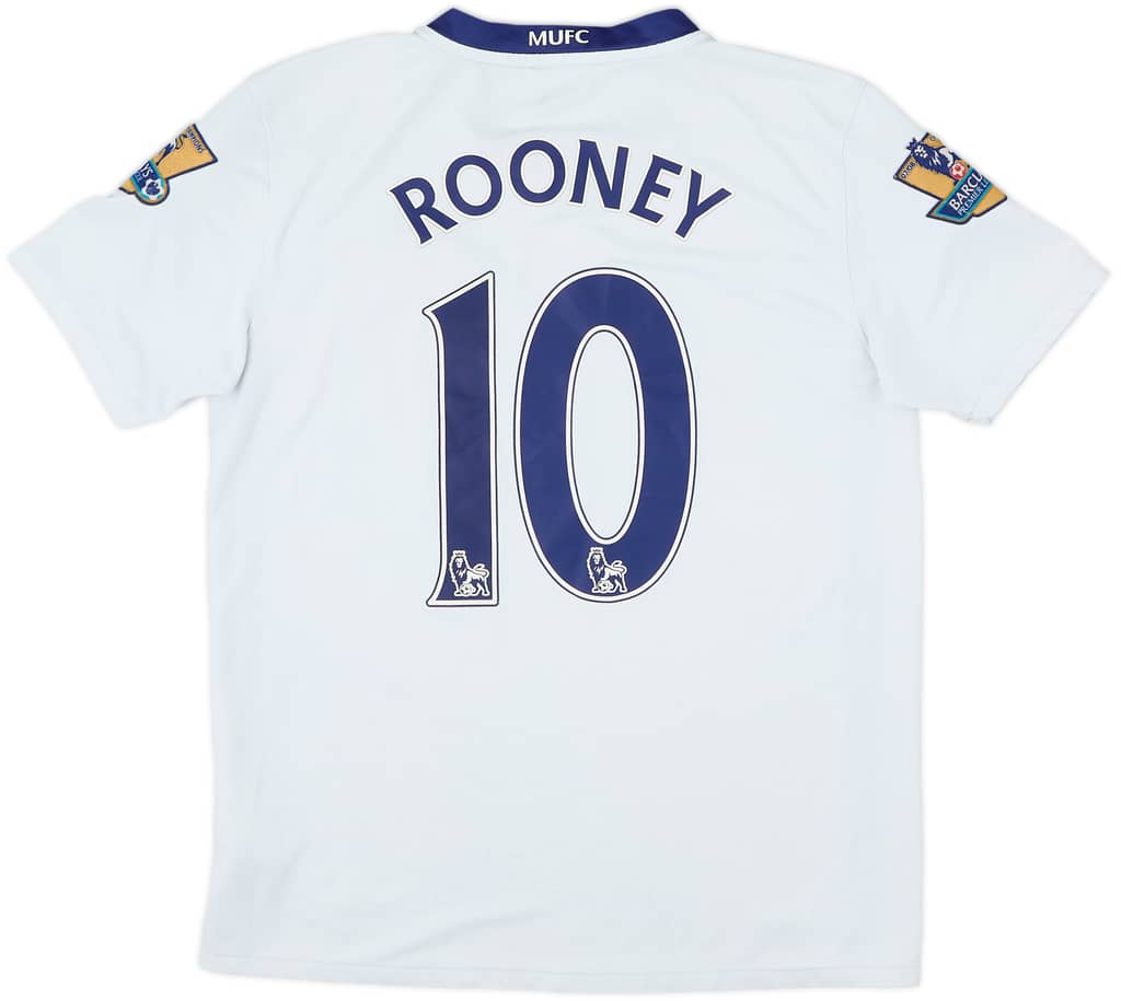 2008-10 Manchester United Away Shirt Rooney #10 - 5/10 - (XL.Boys)
