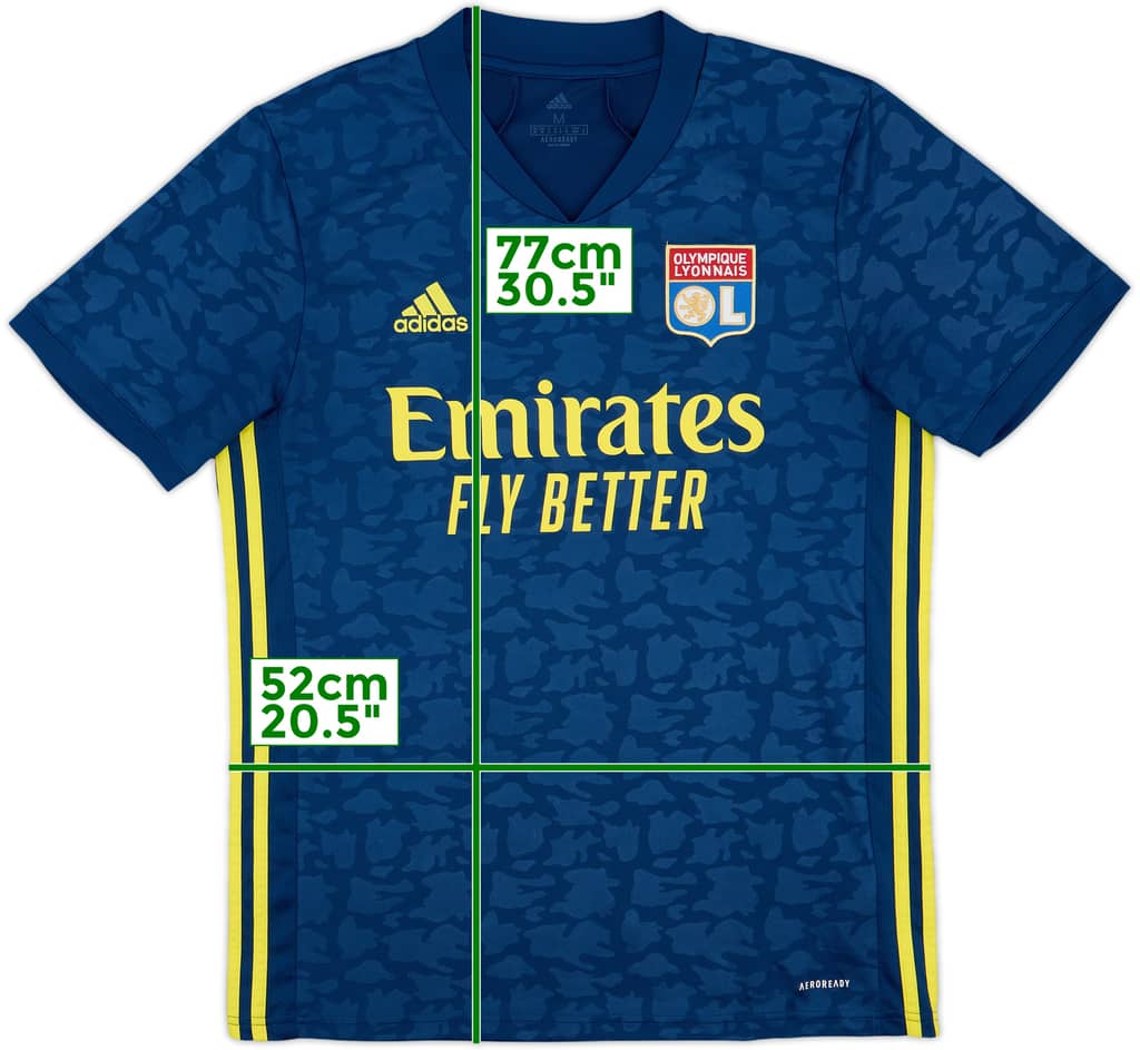 2020-21 Olympique Lyonnais Third Shirt - 10/10 - (M)