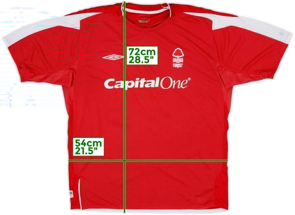 2004-06 Nottingham Forest Home Shirt - 6/10 - (XL)