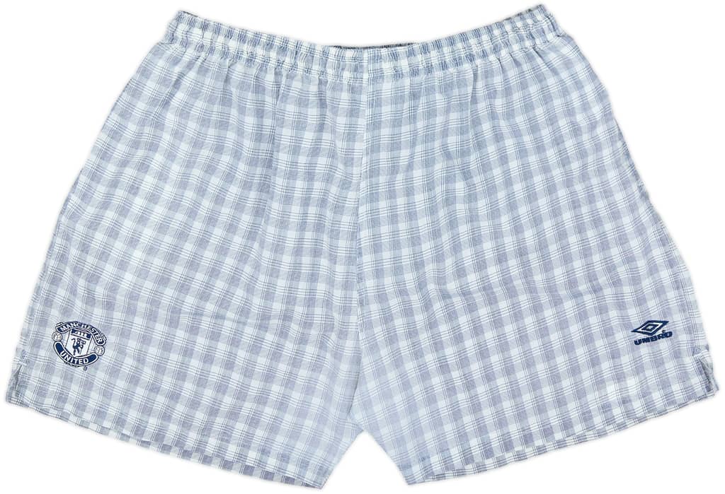 1998-99 Manchester United Umbro Leisure Shorts - 8/10 - (L)