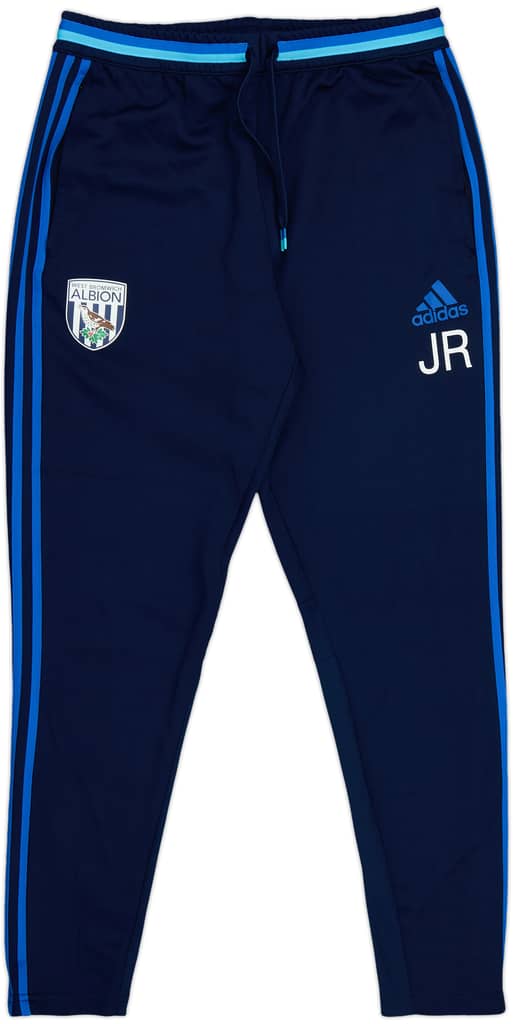 2016-17 West Brom Staff Issue adidas Track Pants/Bottoms 'JR' - 10/10 - (M)
