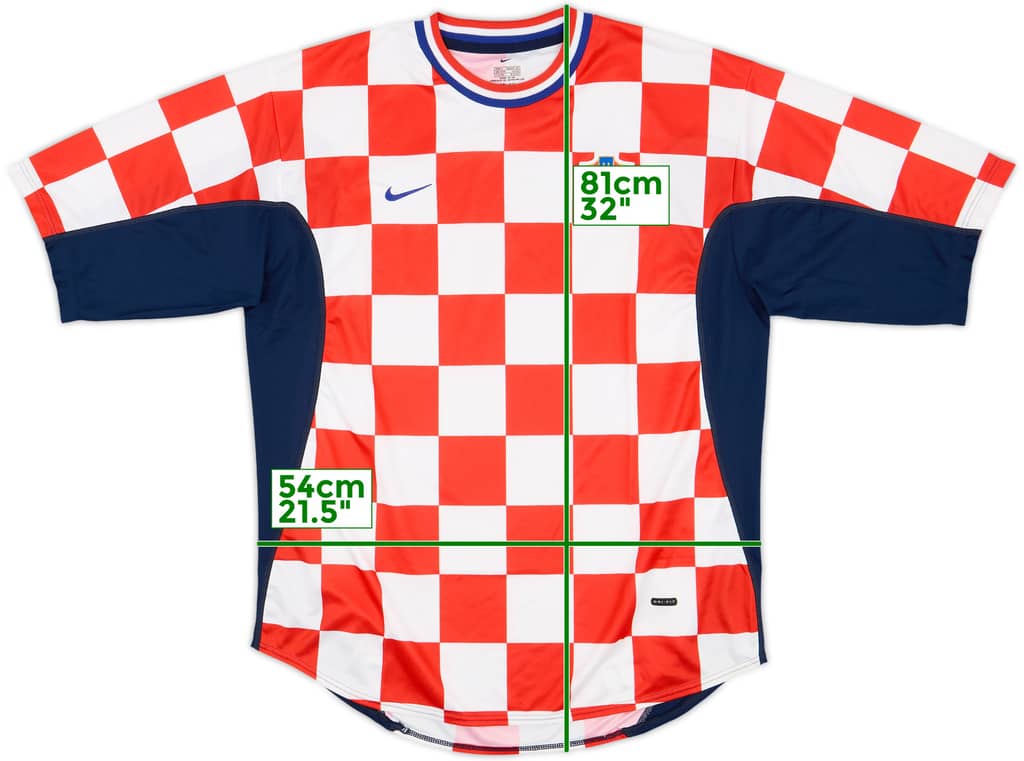 2000-02 Croatia Home Shirt - 10/10 - (L)
