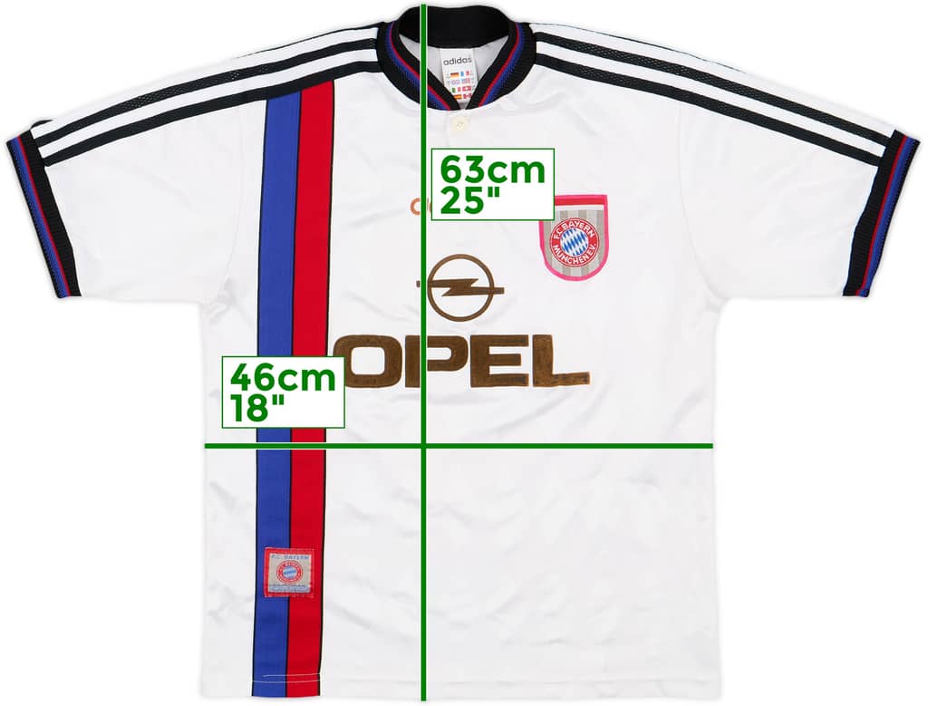 1996-98 Bayern Munich Away Shirt - 8/10 - (Y)