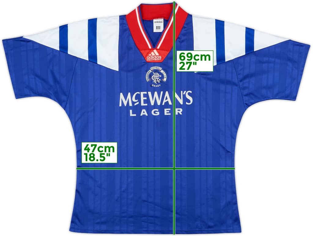 1992-94 Rangers Home Shirt - 6/10 - (M/L)
