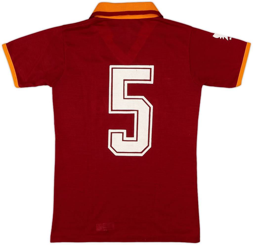 1983-84 Roma Home Shirt #5 - 6/10 - (L.Boys)