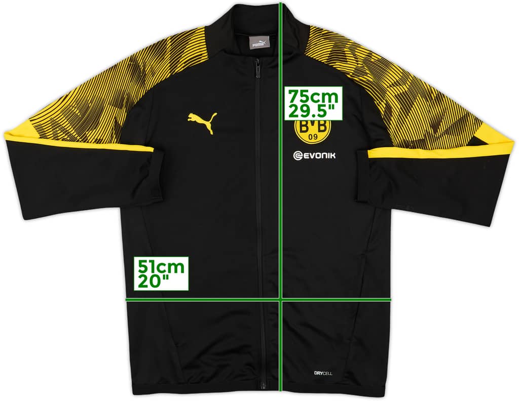 2017-18 Borussia Dortmund Puma Track Jacket - 7/10 - (M)