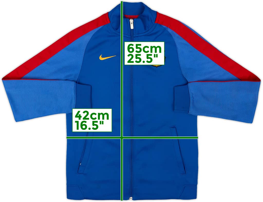 2016-17 Barcelona Nike Track Jacket - 8/10 - (S)