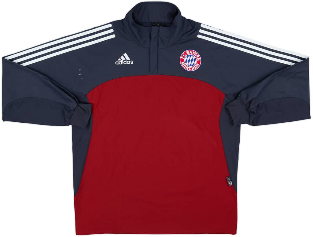 2002-03 Bayern Munich adidas 1/4 Zip Drill Top - 8/10 - (M/L)