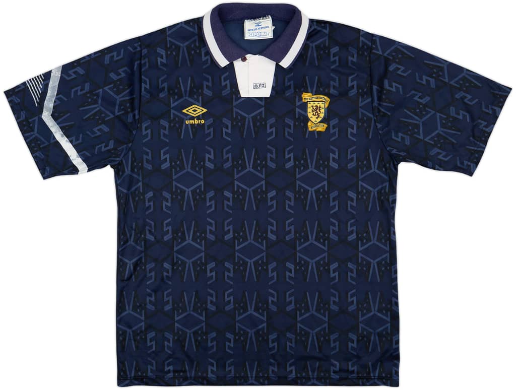 1991-94 Scotland Home Shirt - 8/10 - (XL)