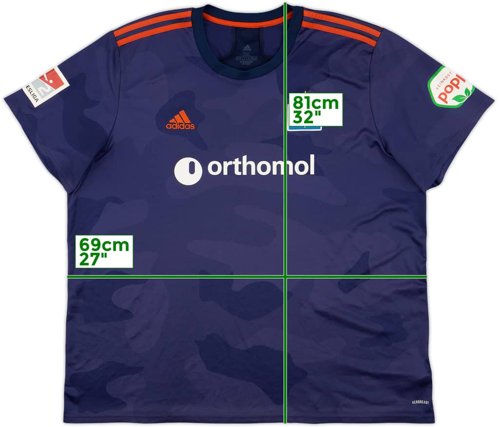 2020-21 Hamburg Away Shirt - 8/10 - (3XL)