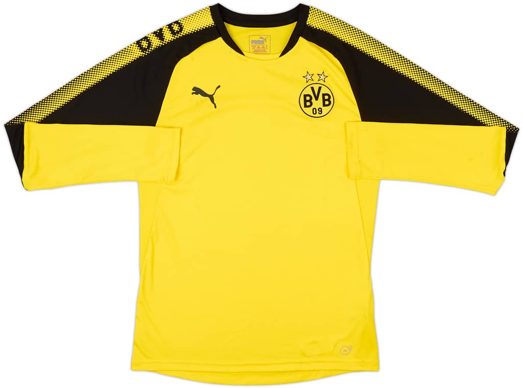 2017-18 Borussia Dortmund Puma Training L/S Shirt - 6/10 - (S)