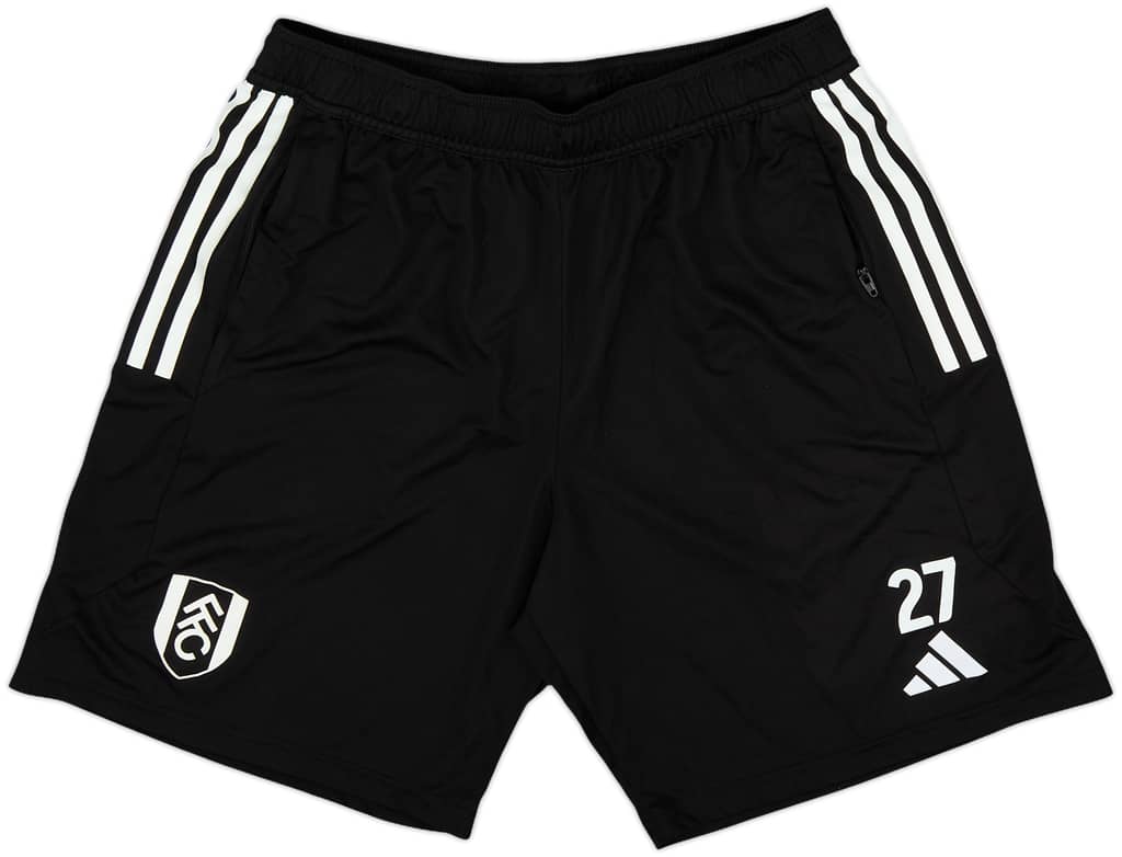 2022-23 Fulham Player Issue adidas Training Shorts #27 - 10/10 - (L)
