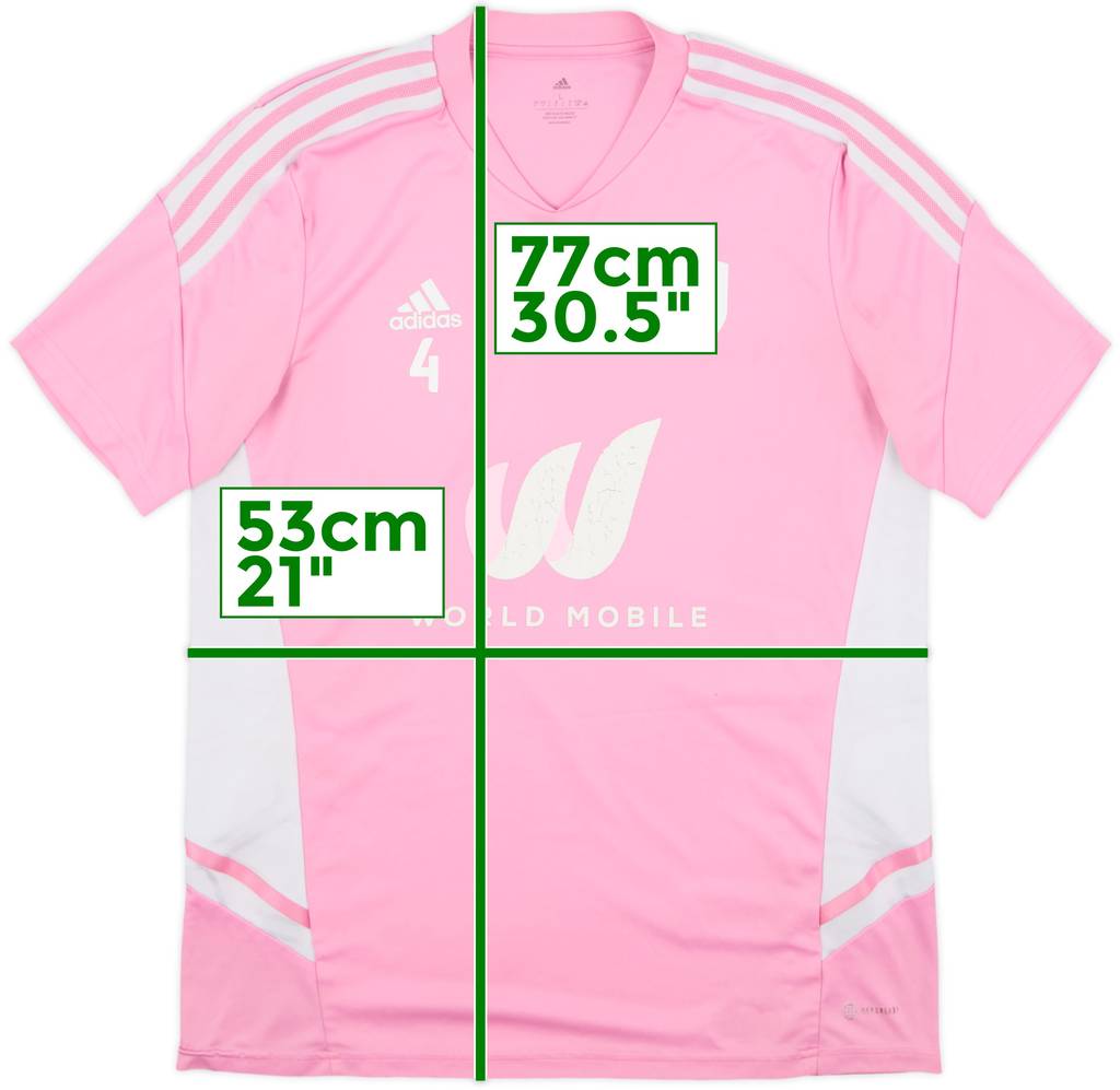 2022-23 Fulham adidas Player Issue Training Shirt #4 - 5/10 - (L)