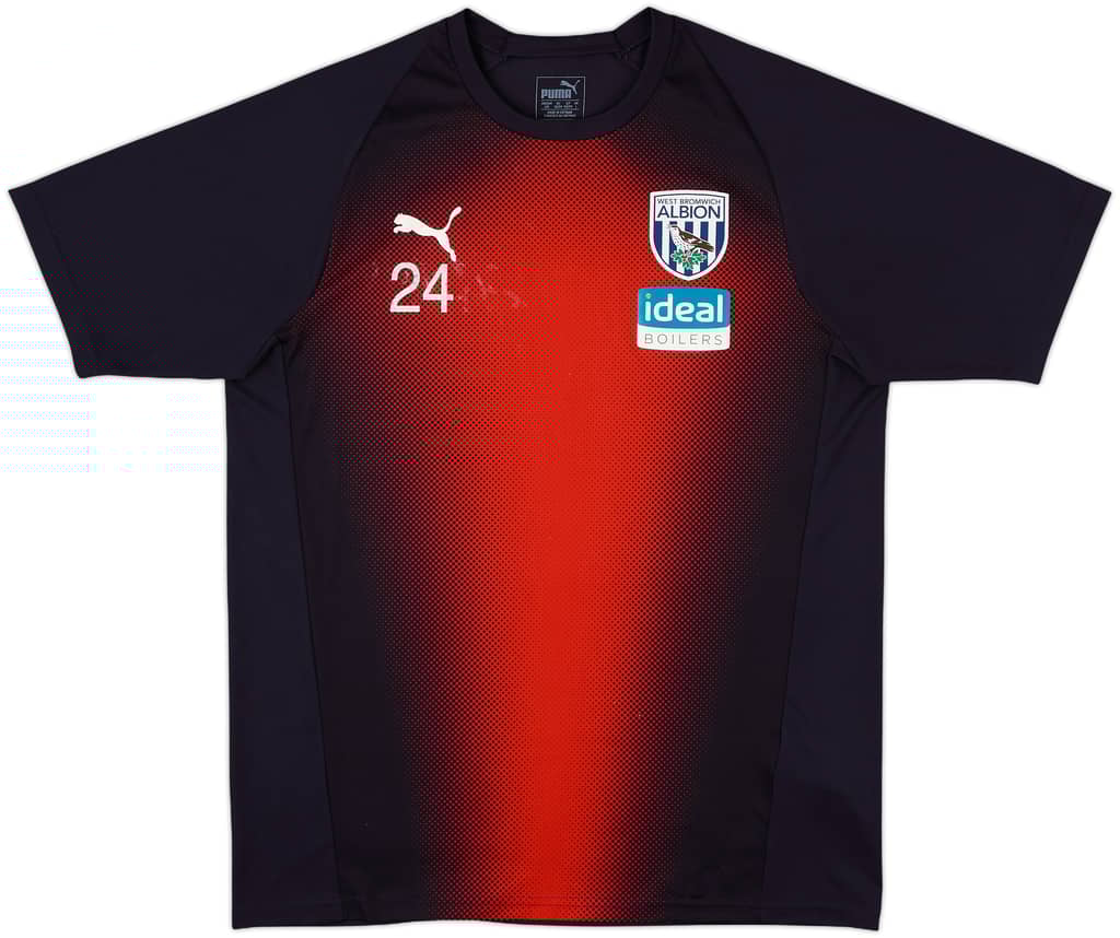 2018-19 West Brom Puma Player Issue Training Shirt #24 - 7/10 - (L)