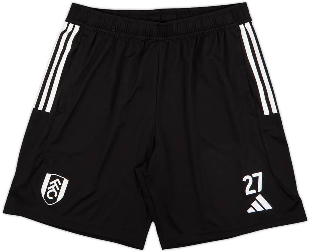 2022-23 Fulham Player Issue adidas Training Shorts #27 - 10/10 - (L)