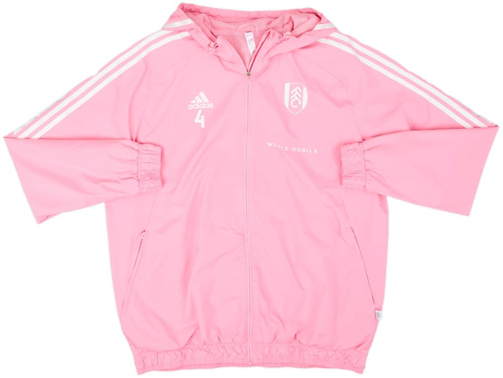 2022-23 Fulham Player Issue Hooded Track Jacket #4 (Tosin) - 4/10 - (XL)