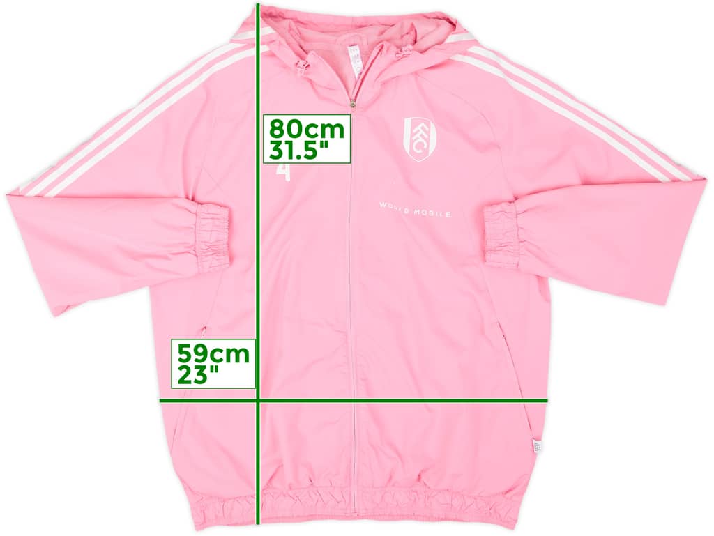 2022-23 Fulham Player Issue Hooded Track Jacket #4 (Tosin) - 4/10 - (XL)