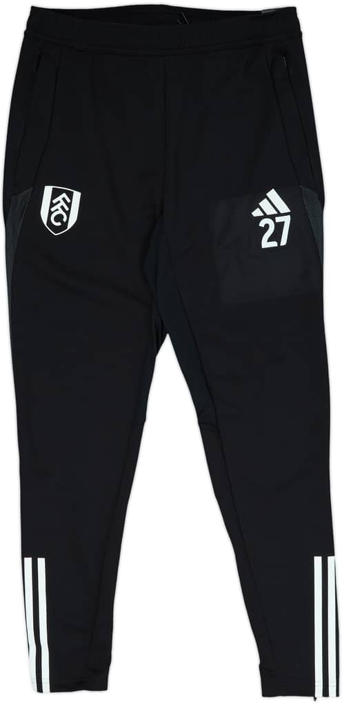 2019-20 Fulham Player Issue adidas Track Pants/Bottoms #27 - 8/10 - (M)